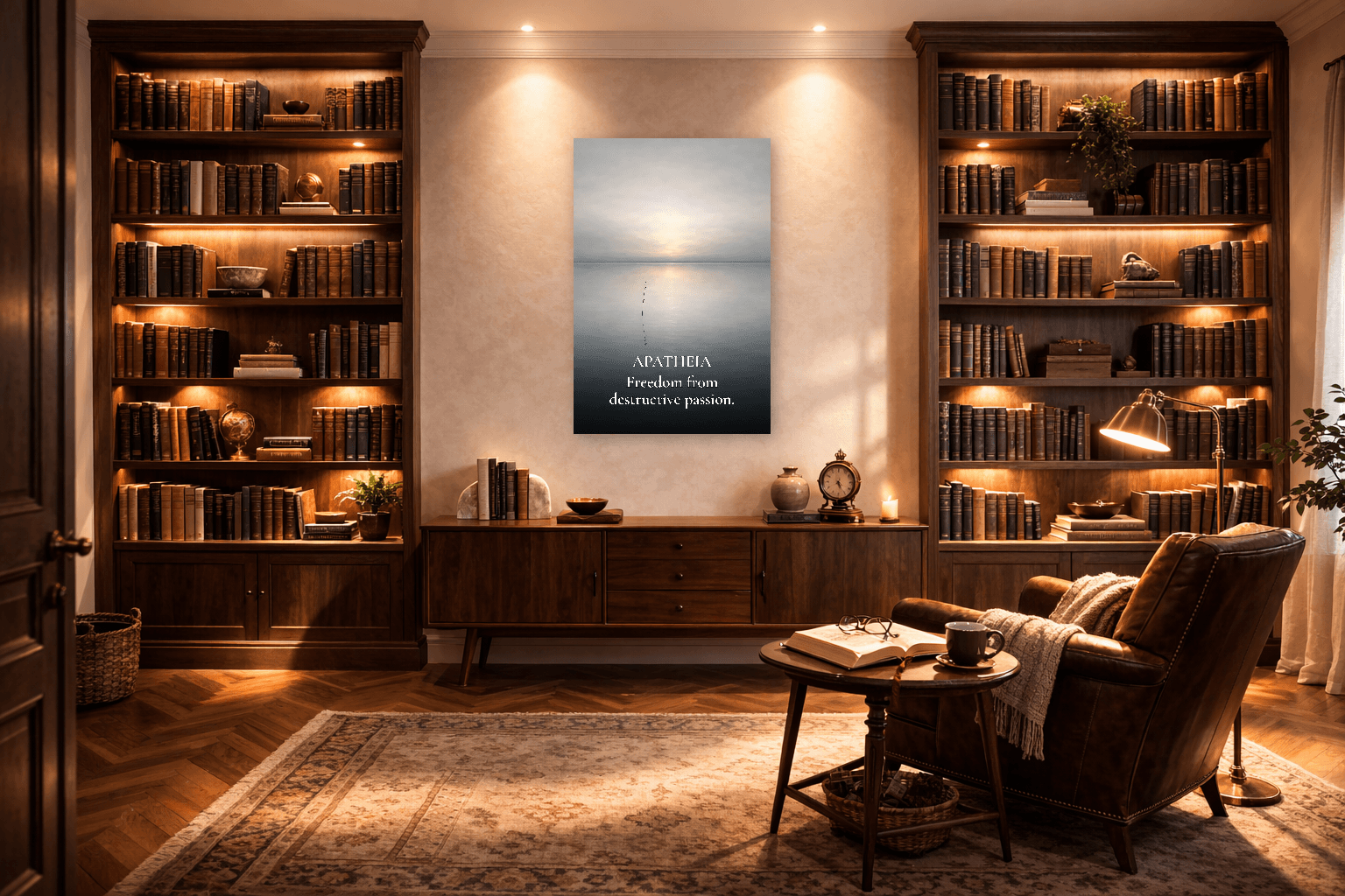 Apatheia - Libertatea de Pasiune Artă Stoică - Artă de Perete Stoică - 6