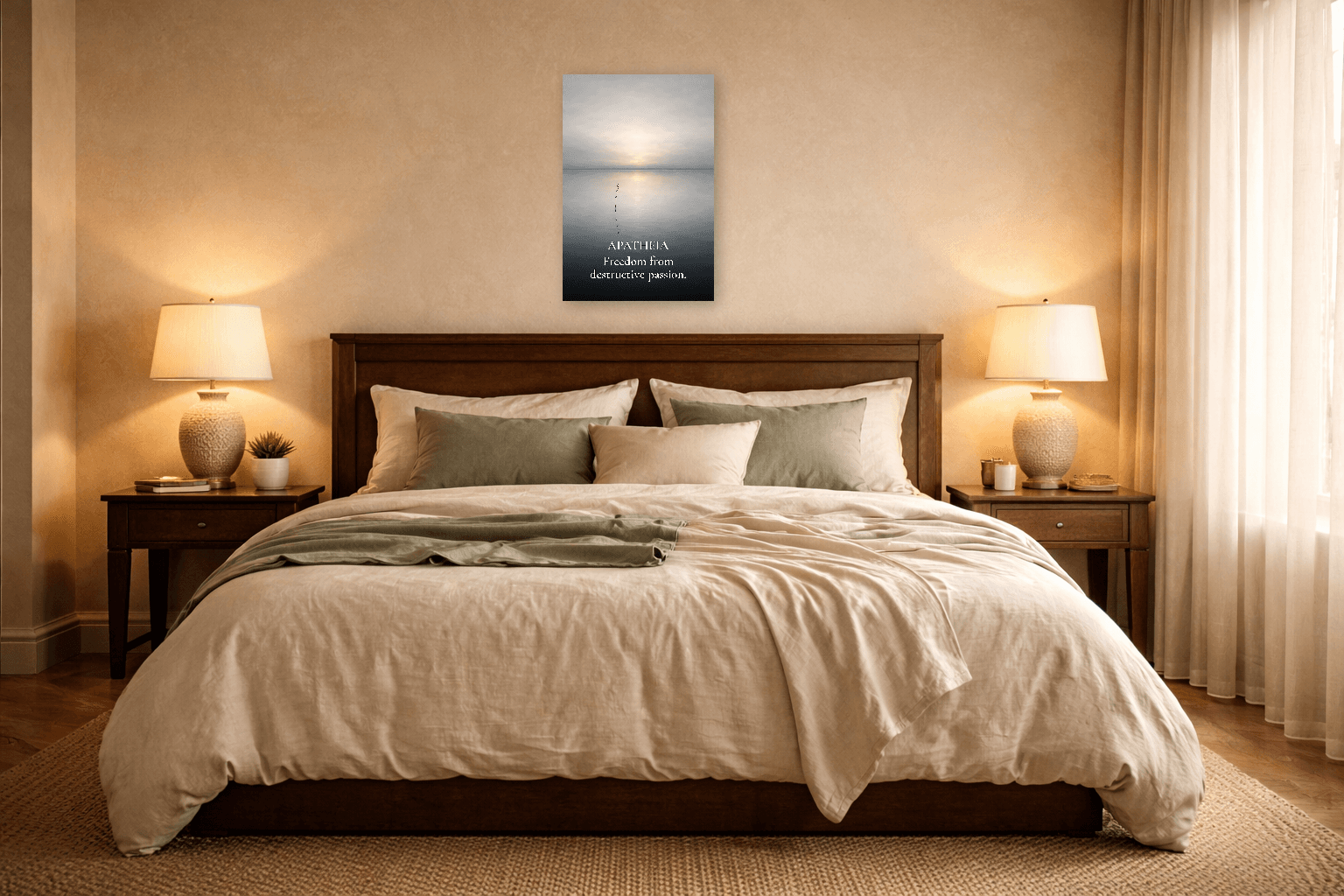 Apatheia - Libertatea de Pasiune Artă Stoică - Artă de Perete Stoică - 5