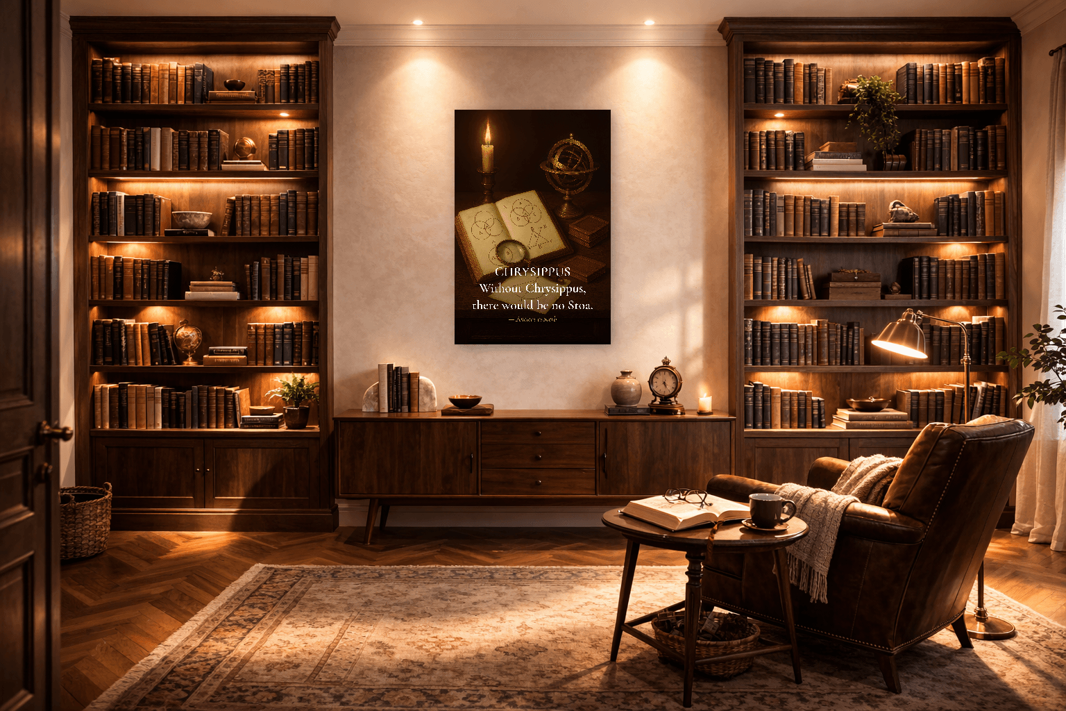 Cleanthes - Imn către Zeus Arta Filosofiei Stoice - Artă de Perete Stoic - 6