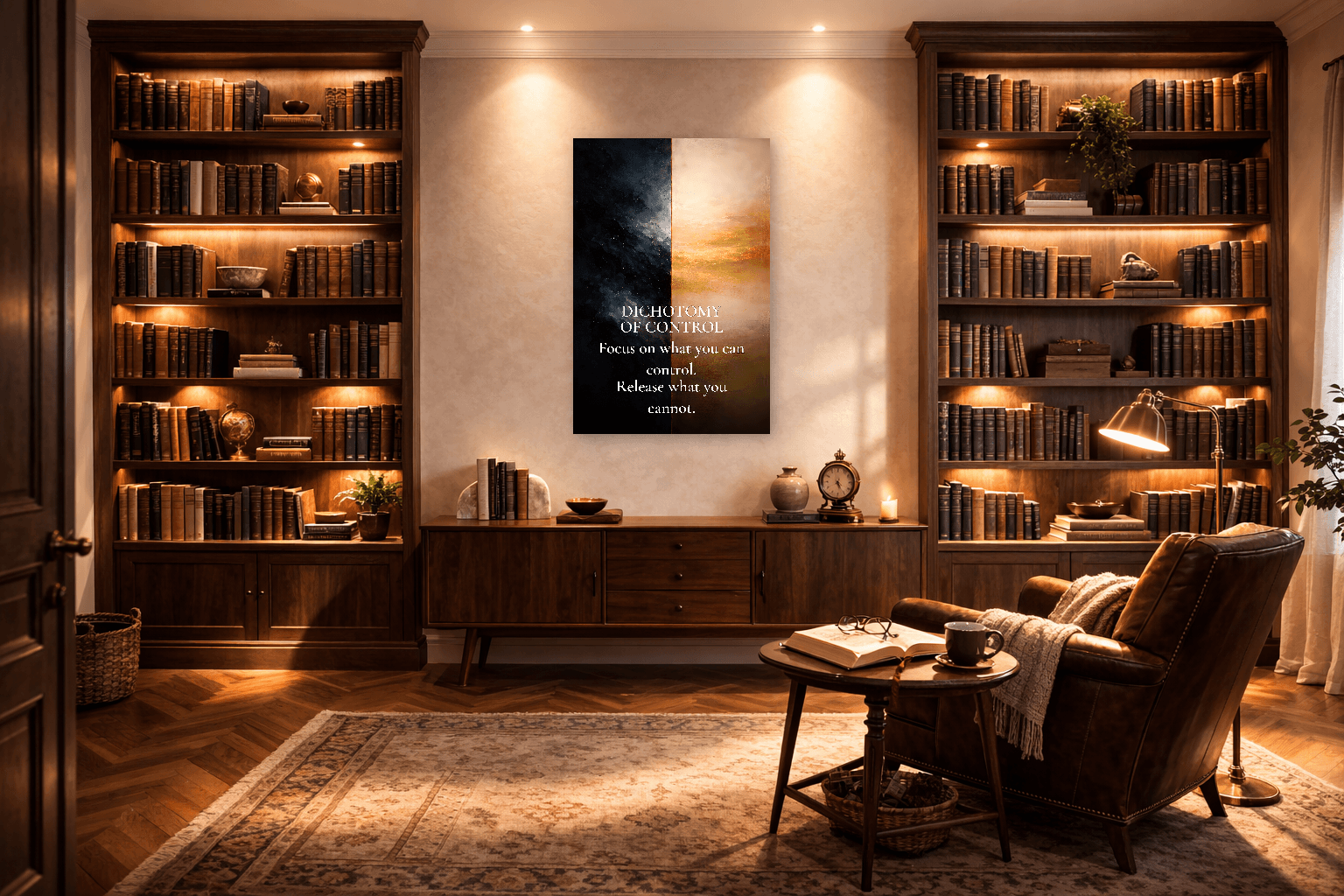 Dicotomia del Controllo - Arte Murale Filosofia Stoica - Arte Murale Stoica - 6