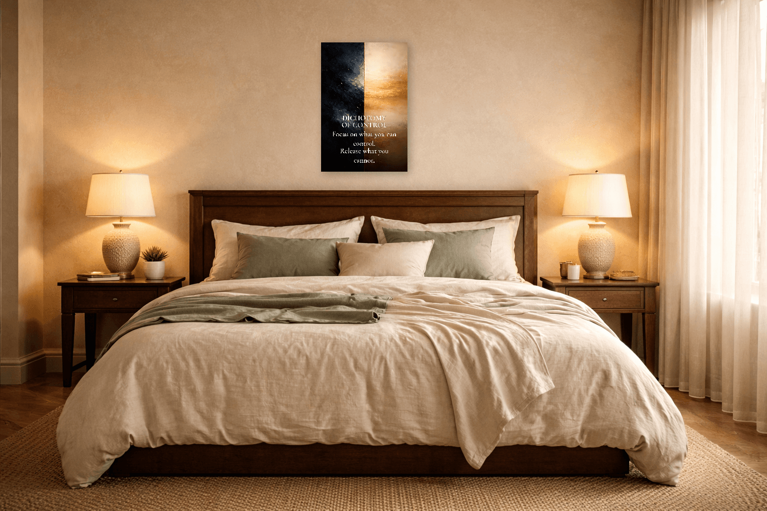 Dicotomia del Controllo - Arte Murale Filosofia Stoica - Arte Murale Stoica - 5