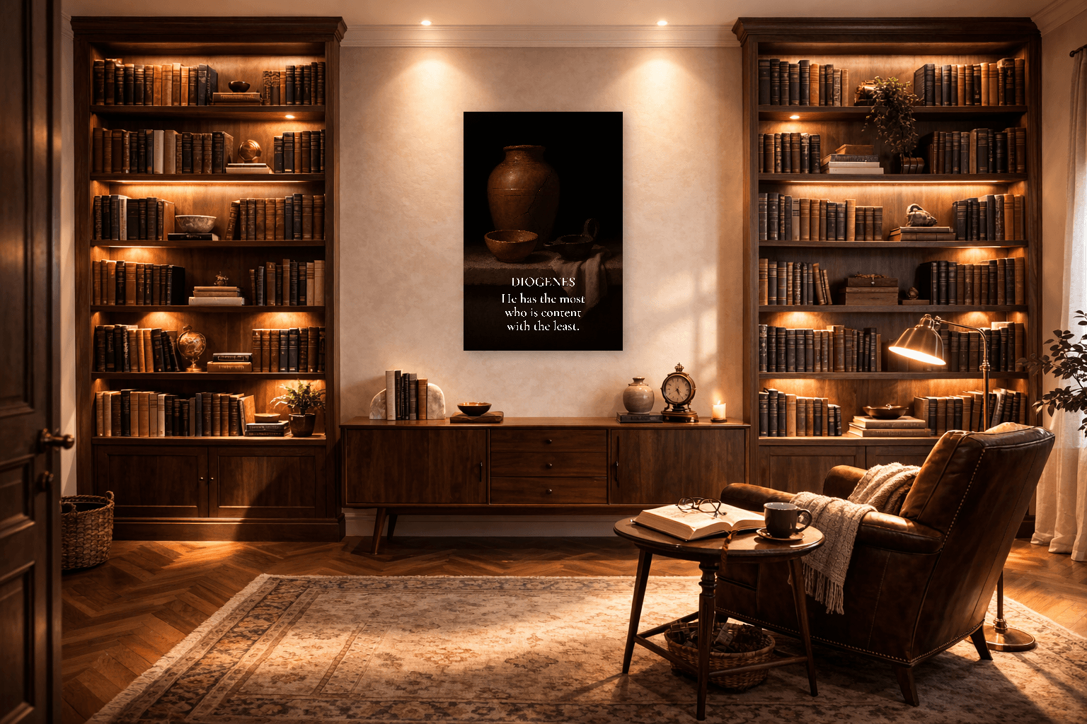 Diógenes, o Cínico - Impressão Filosófica da Simplicidade Radical - Arte de Parede Estoica - 6