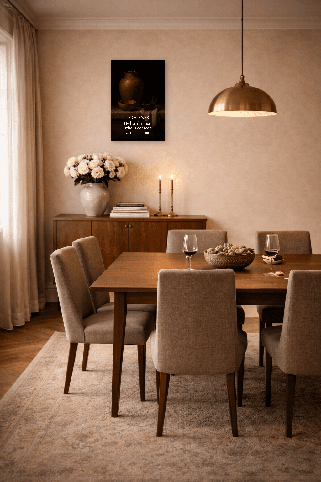 Diógenes, o Cínico - Impressão Filosófica da Simplicidade Radical - Arte de Parede Estoica - 7