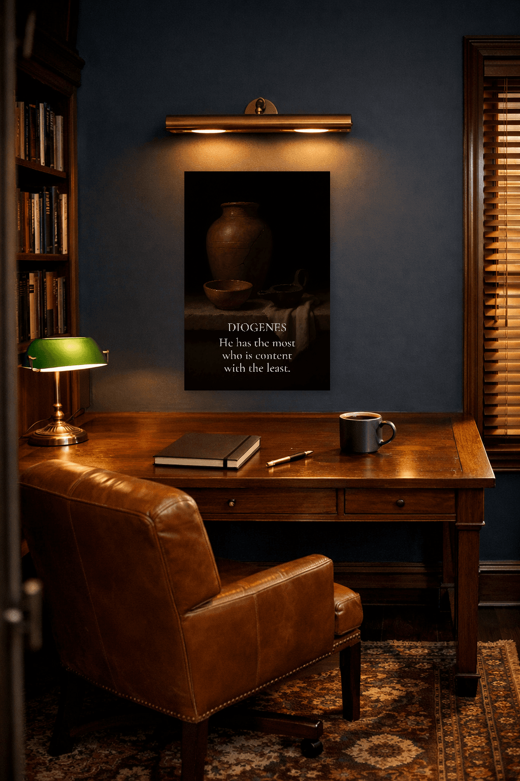 Diógenes, o Cínico - Impressão Filosófica da Simplicidade Radical - Arte de Parede Estoica - 2