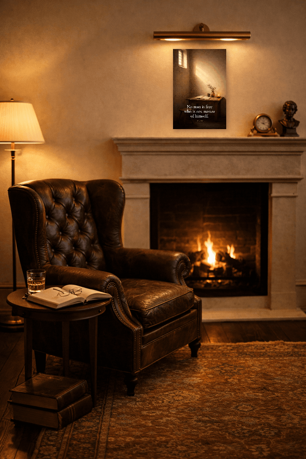 Επίκτητος - Ελευθερία Μέσω της Αποδοχής Στωική Τέχνη - Στωική Τοιχογραφία - 4