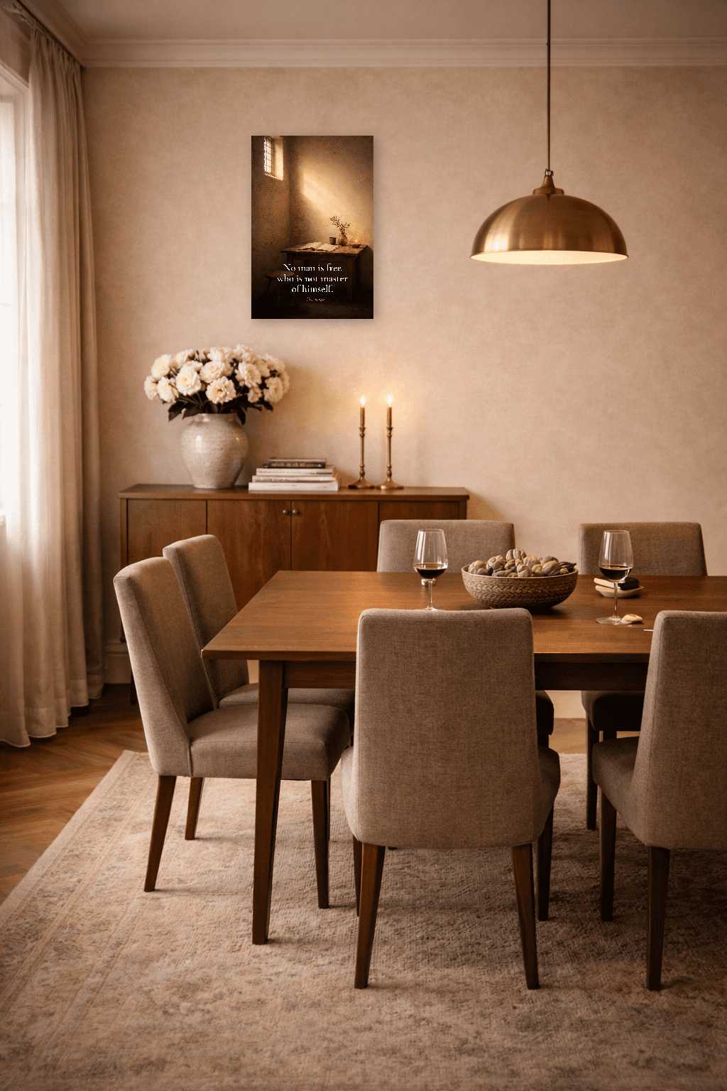 Επίκτητος - Ελευθερία Μέσω της Αποδοχής Στωική Τέχνη - Στωική Τοιχογραφία - 7