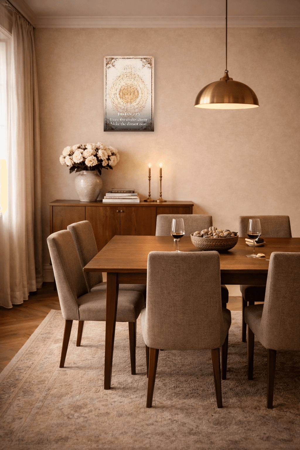 Hierokles - Kręgi Troski Stoicka Filozofia Druk - Stoicka Sztuka Ścienna - 7