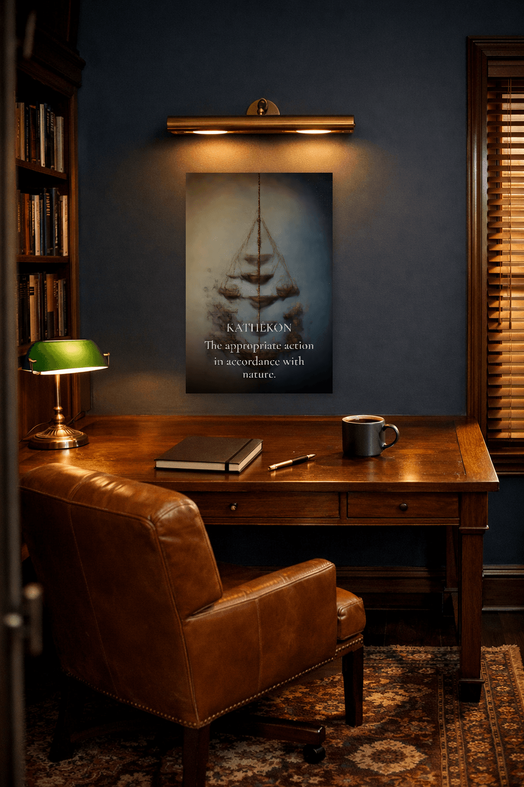 Kathêkon - Azione Appropriata Stampa di Filosofia Stoica - Arte da Parete Stoica - 2