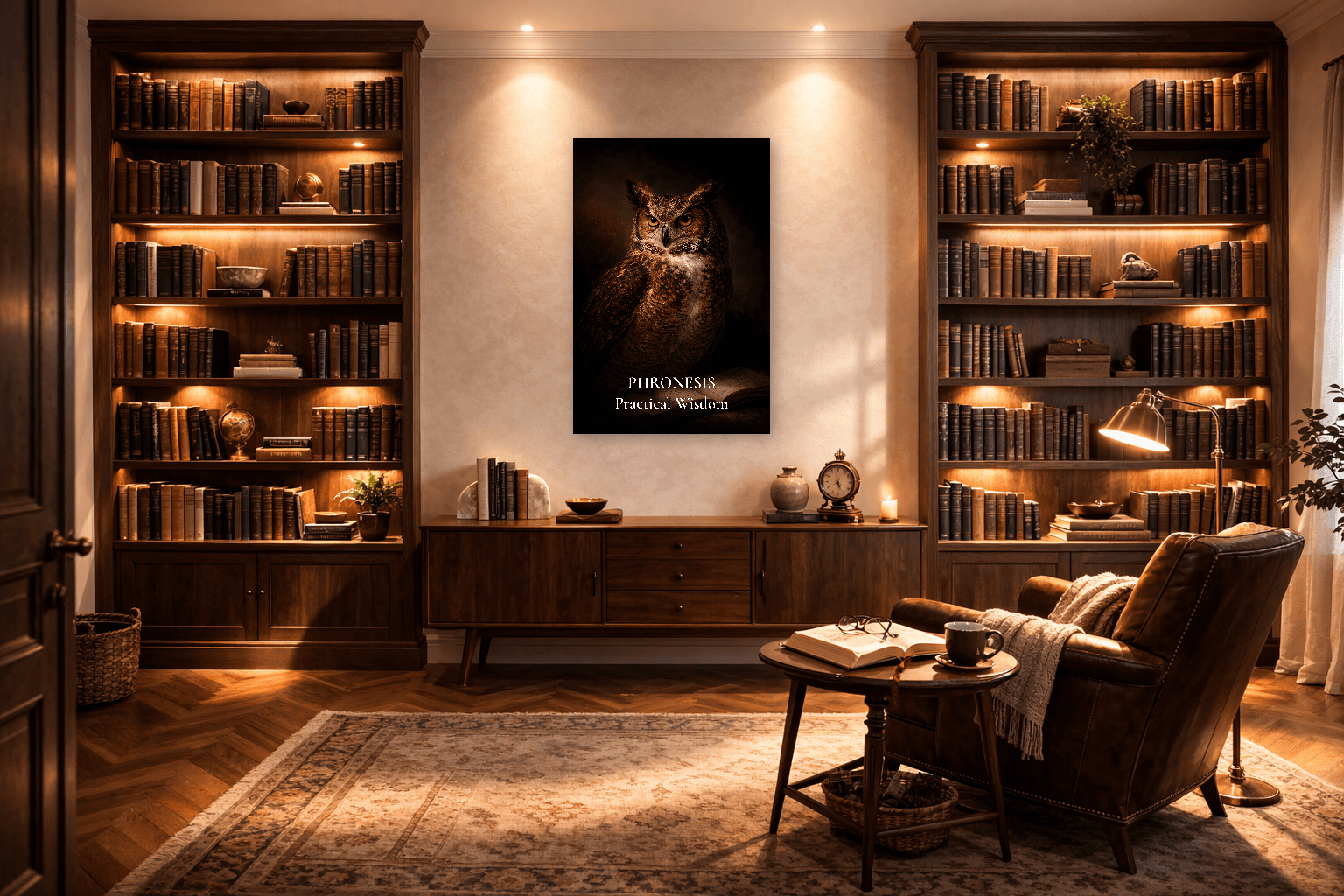 Phronesis - Praktische Weisheit Philosophie Wandkunst - Stoische Wandkunst - 6