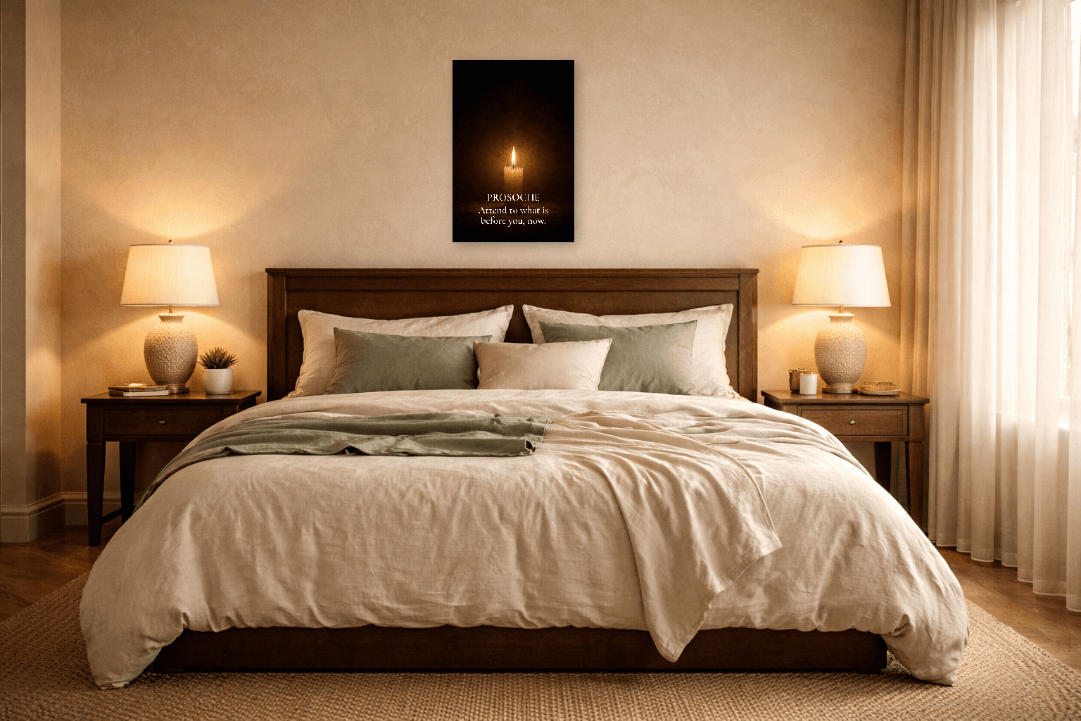 Prosoche - Arte dell'Attenzione e Consapevolezza Stoica - Arte da Parete Stoica - 5