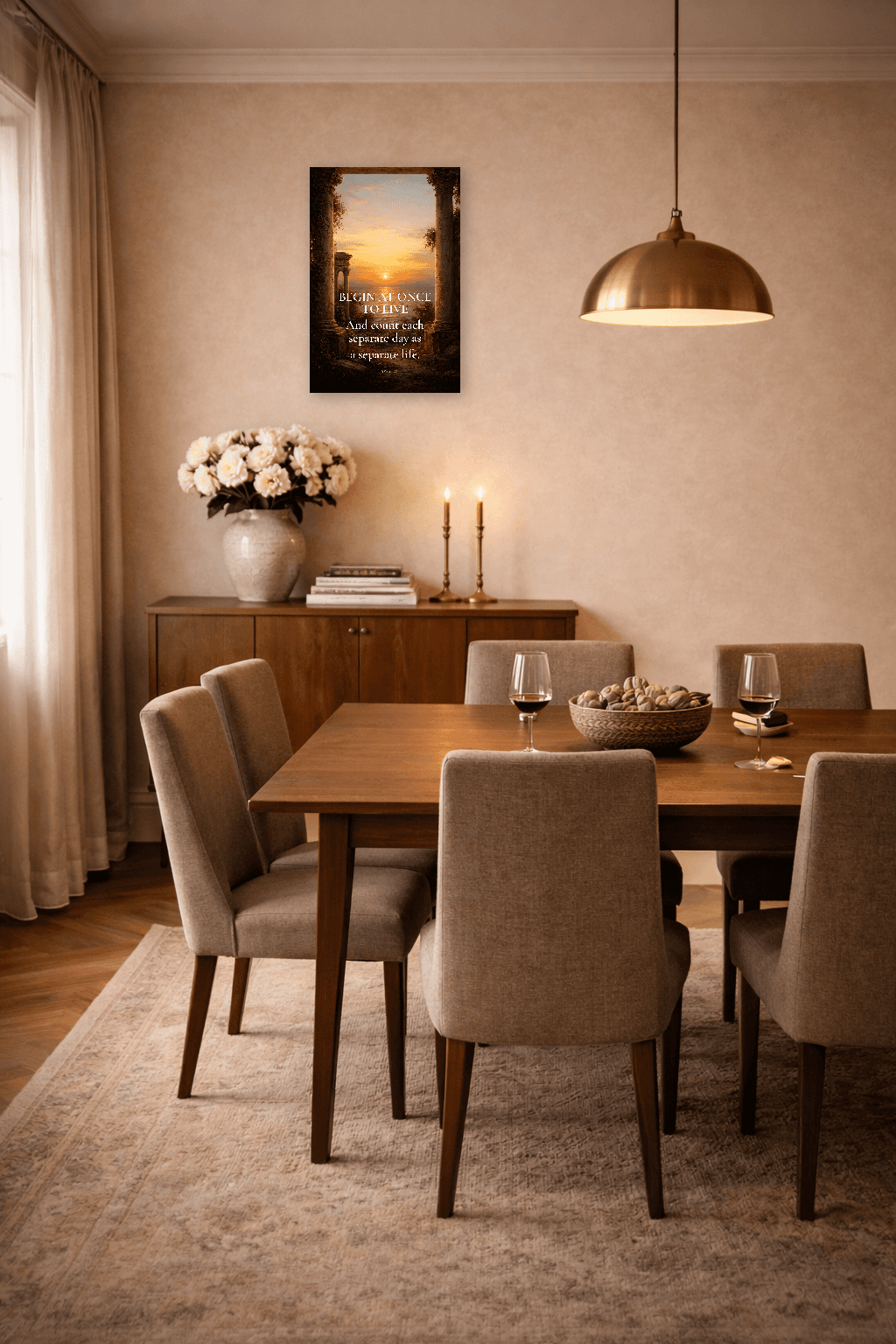 Seneca - Începe Imediat Să Trăiești Print Filosofic - Artă de Perete Stoică - 7