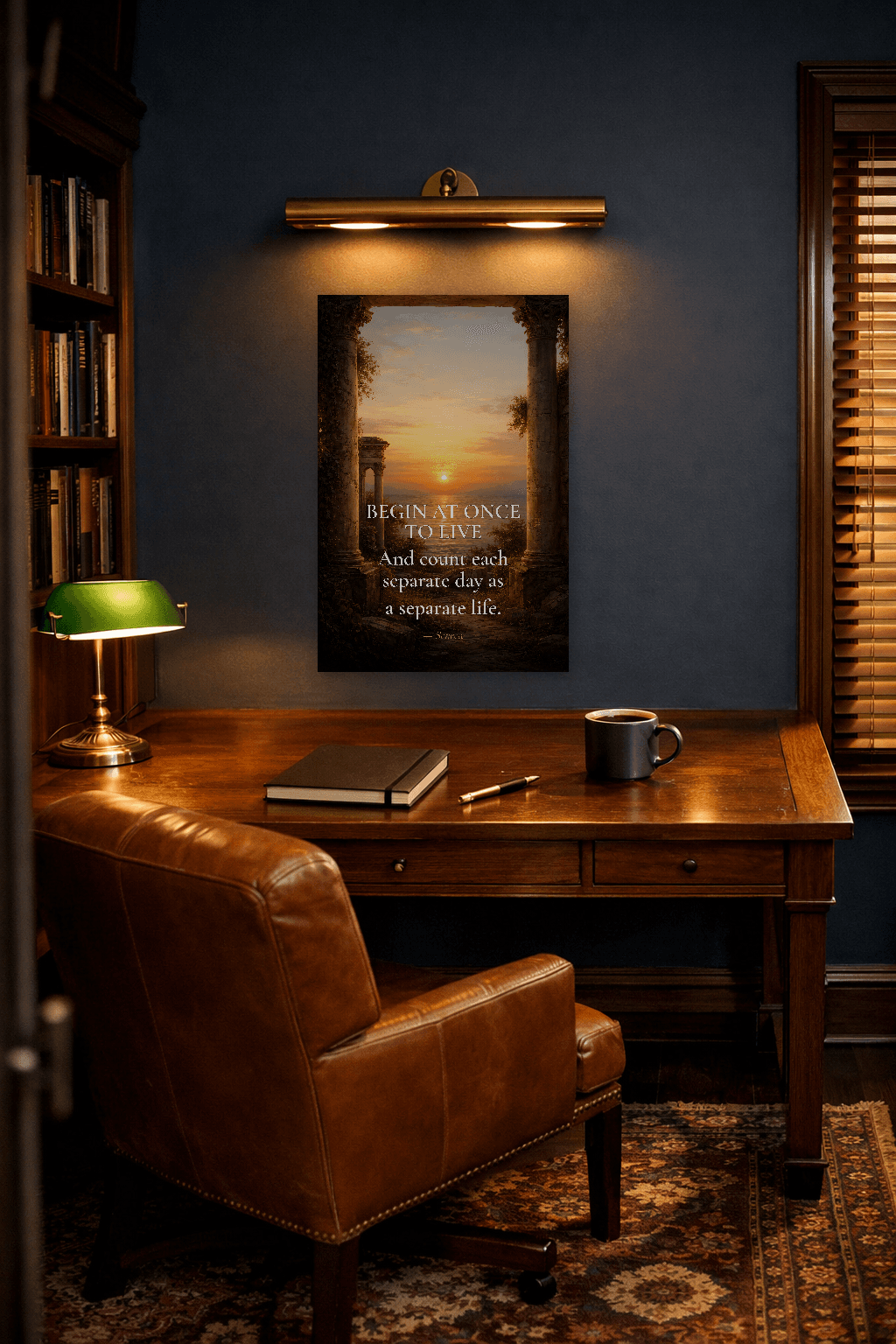 Seneca - Începe Imediat Să Trăiești Print Filosofic - Artă de Perete Stoică - 2