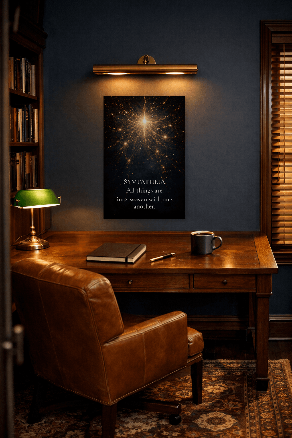 Sympatheia - Arte Filosofica dell'Interconnessione Stoica - Arte da Parete Stoica - 2
