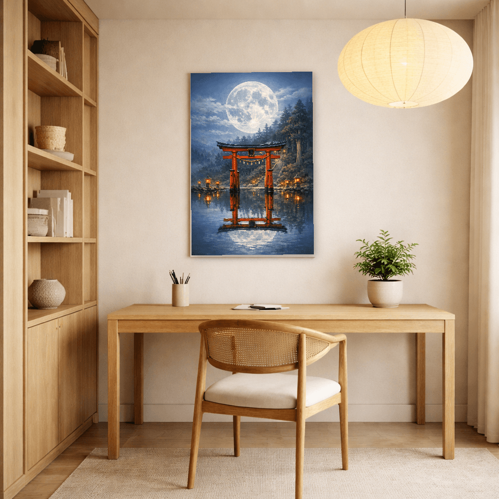 Tempus Fugit - Stoic Meditation on Time - Stoic Wall Art - Room Scene 2