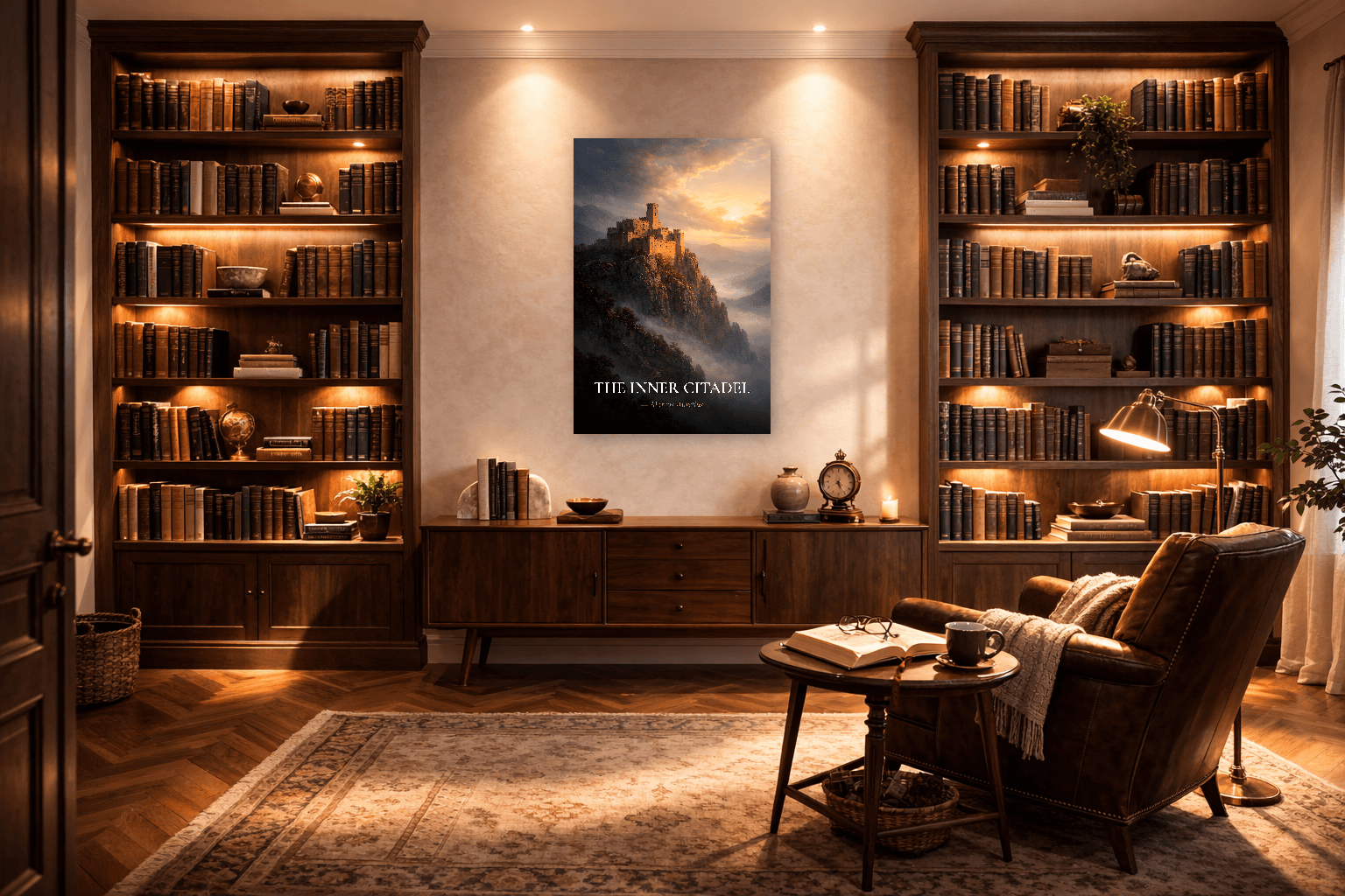 A Cidadela Interior - Arte Estóica de Marcus Aurelius - Arte de Parede Estóica - 6