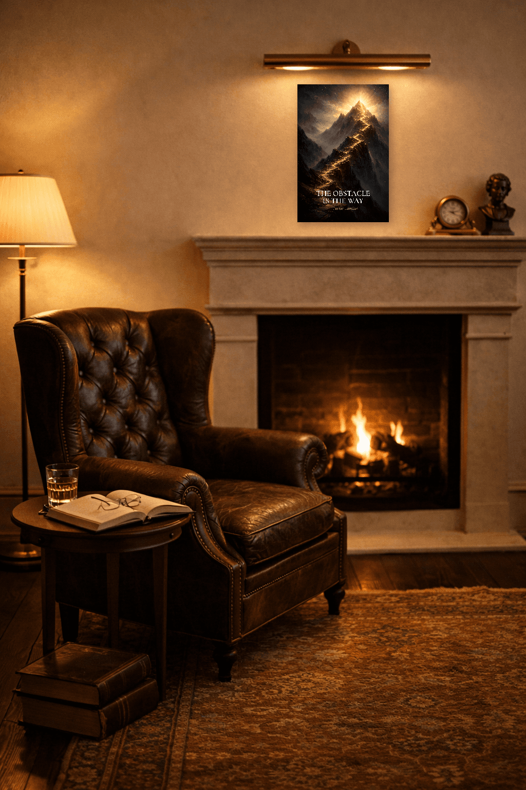 Obstacolul Este Calea - Tipar de Forță Stoică - Artă de Perete Stoică - 4