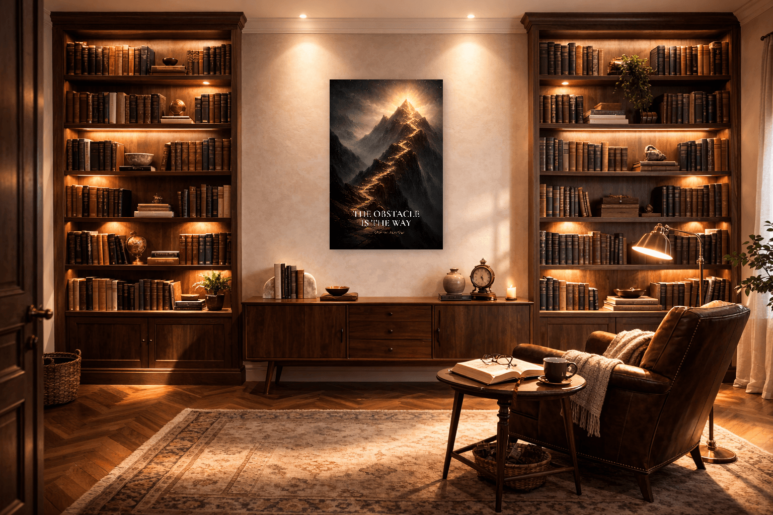 Obstacolul Este Calea - Tipar de Forță Stoică - Artă de Perete Stoică - 6