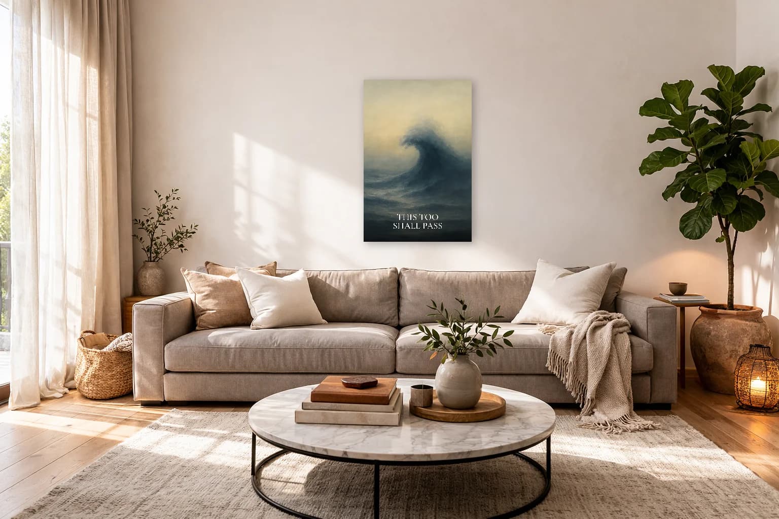 Αυτό Θα Περάσει - Τοίχος Τέχνης Στοϊκής Απραξίας - Room Scene 7