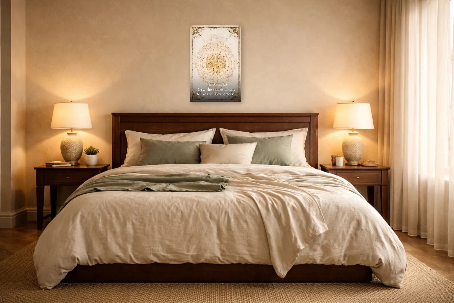Hierocles - Circles of Concern Stoic Philosophy Print - Stoic Wall Art - Room Scene 6