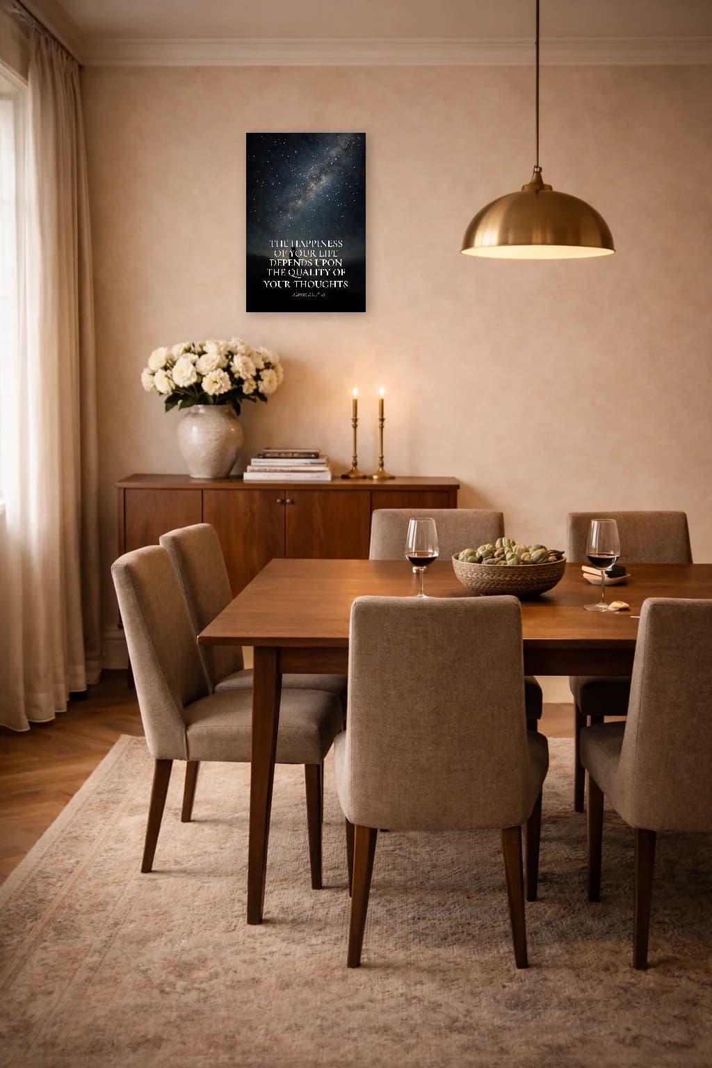 Marcus Aurelius - The Best Revenge Stoic Quote Art - Stoic Wall Art - Room Scene 4