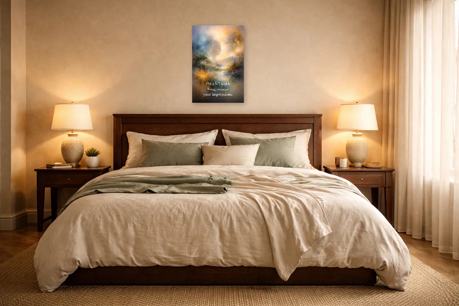 Phantasia - Stoic Theory of Impressions Art - Stoic Wall Art - Room Scene 6