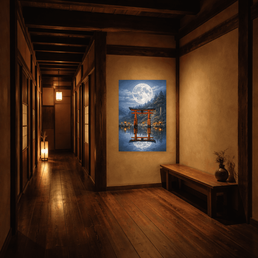 Tempus Fugit - Stoic Meditation on Time - Stoic Wall Art - Room Scene 5