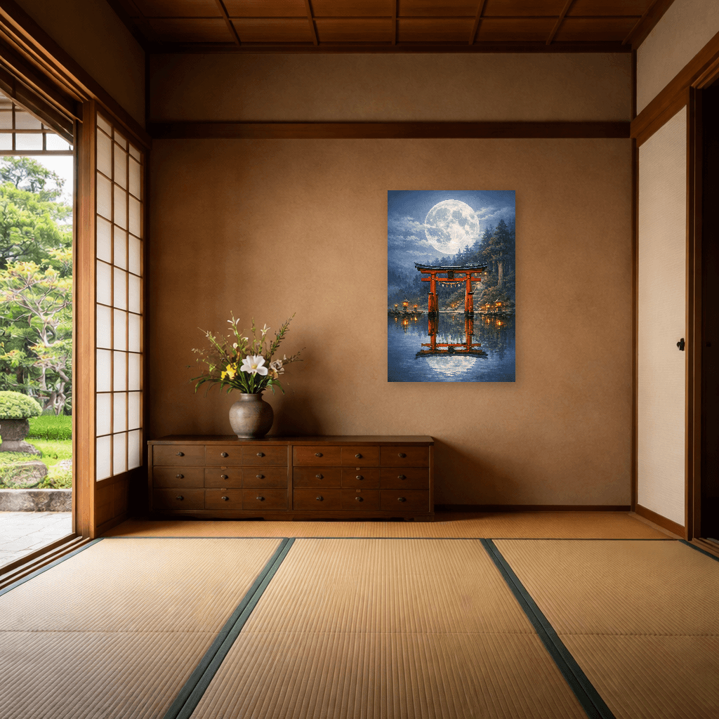 Tempus Fugit - Stoic Meditation on Time - Stoic Wall Art - Room Scene 6