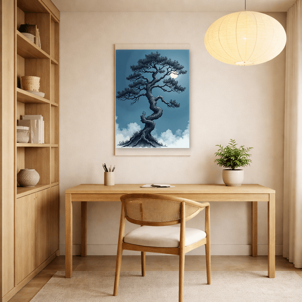 This Too Shall Pass - Stoic Impermanence Wall Art - Room Scene 2