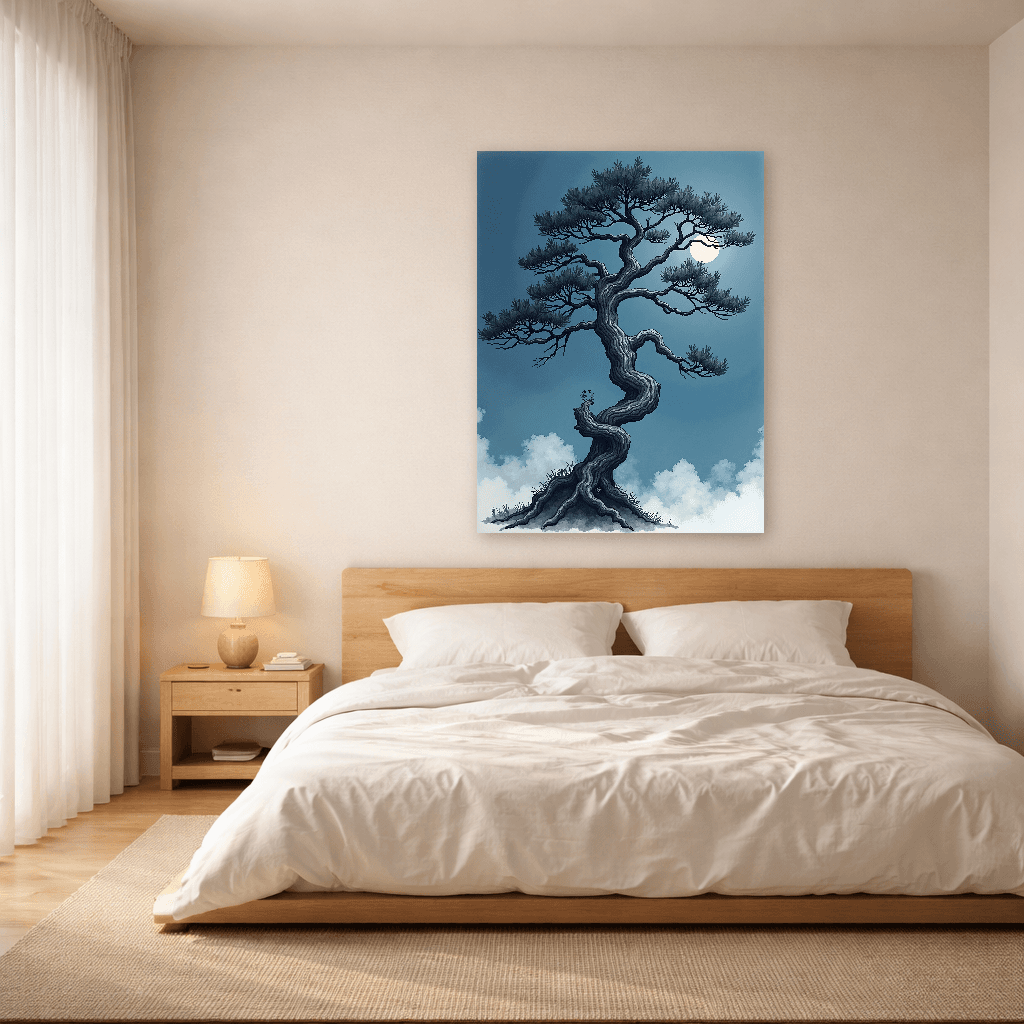 This Too Shall Pass - Stoic Impermanence Wall Art - Room Scene 3