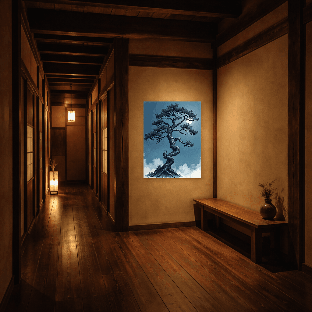 This Too Shall Pass - Stoic Impermanence Wall Art - Room Scene 5