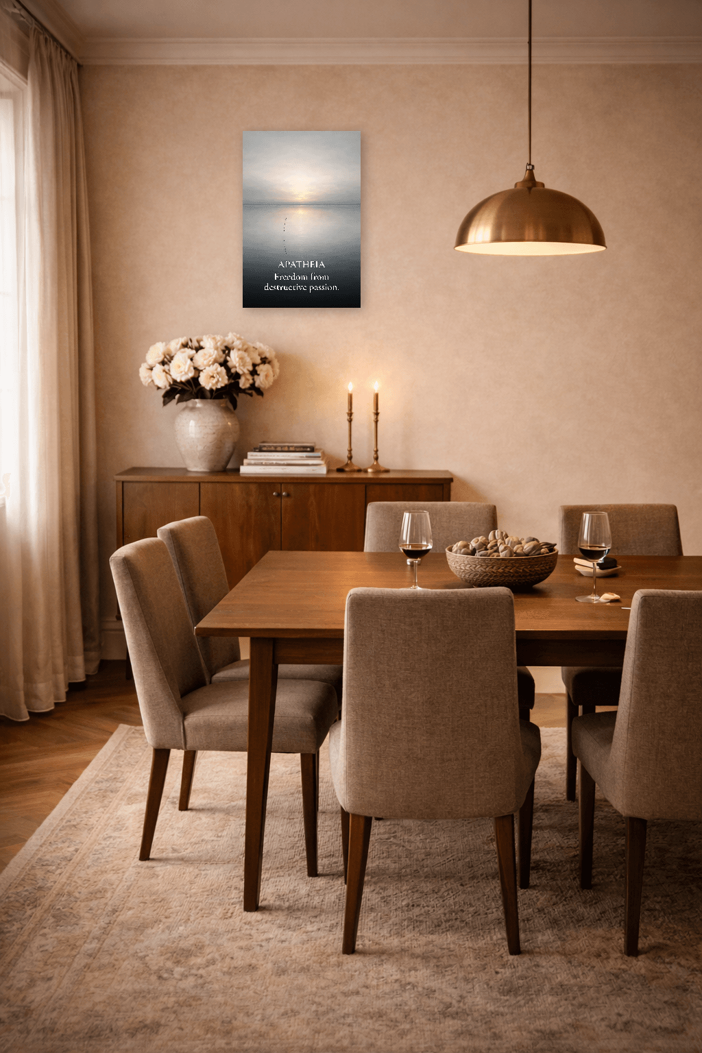 Apatheia - Libertatea de Pasiune Artă Stoică - Artă de Perete Stoică - view 7