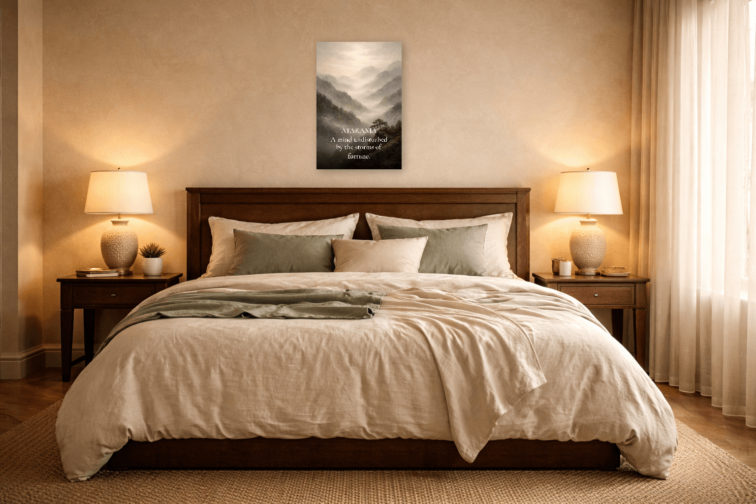 Ataraxia - Filosofia Tranquilității Stoice - Artă de Perete Stoică - view 5