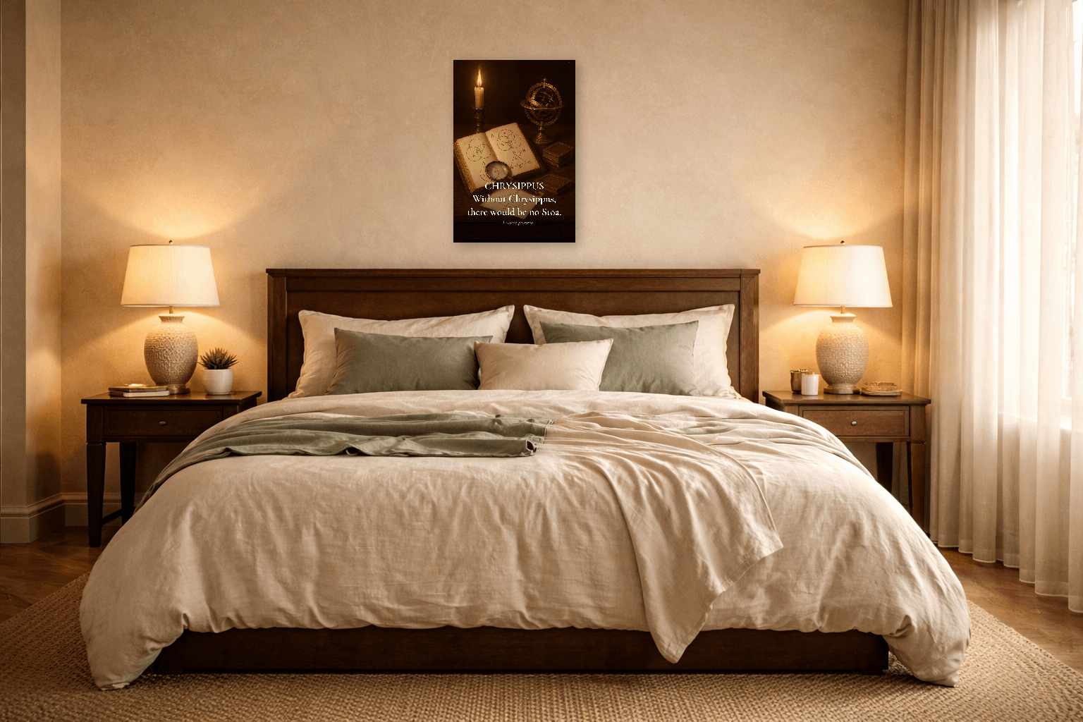 Χρύσιππος - Ο Λογικός Εκτύπωση Στωικής Φιλοσοφίας - Στωική Τέχνη Τοίχου - view 5