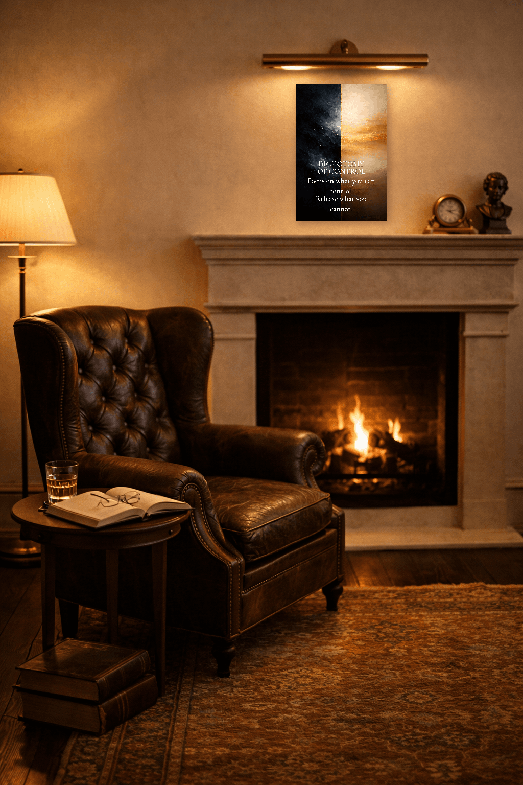 Dicotomia del Controllo - Arte Murale Filosofia Stoica - Arte Murale Stoica - view 4