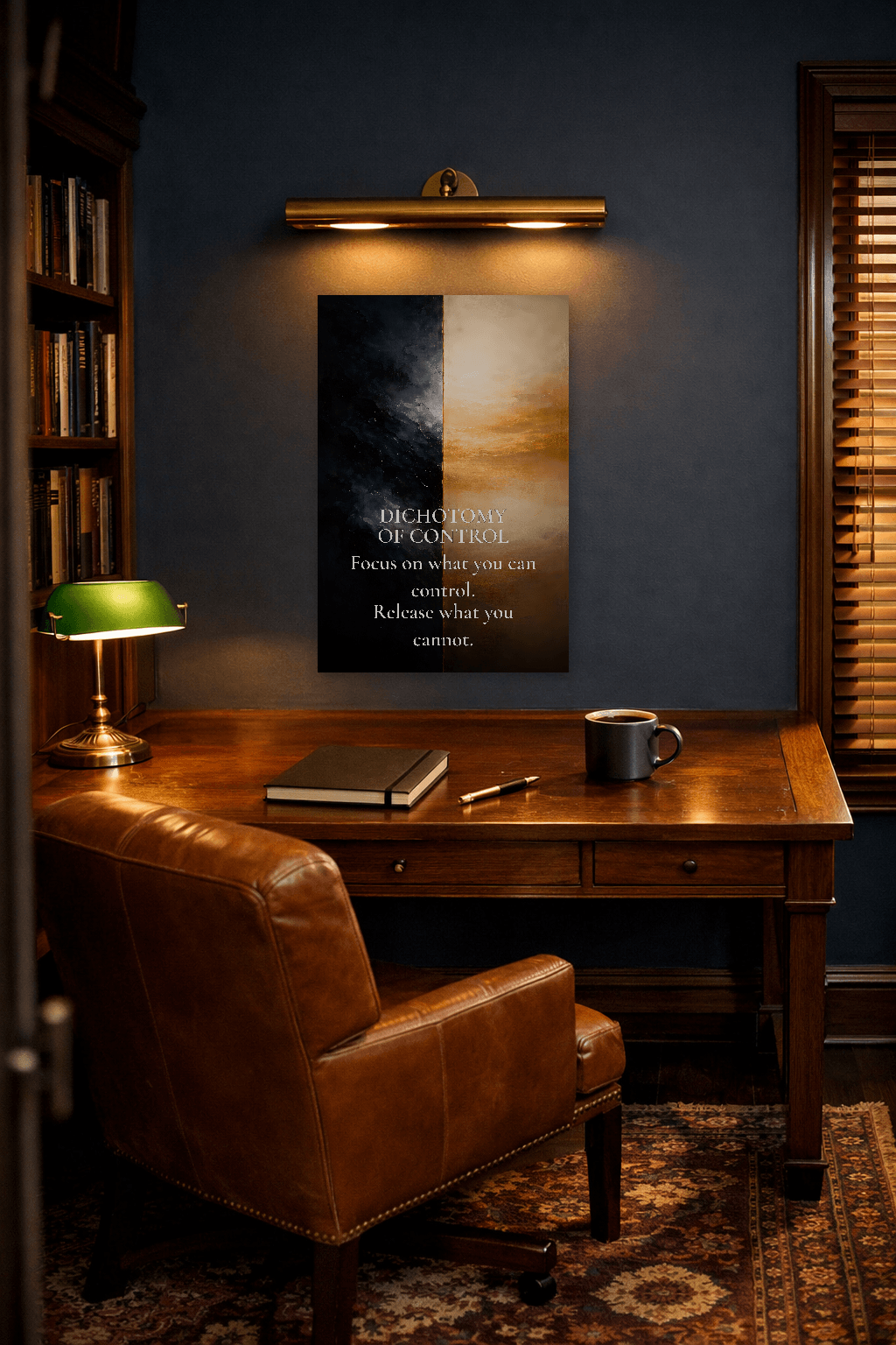 Dicotomia del Controllo - Arte Murale Filosofia Stoica - Arte Murale Stoica - view 2