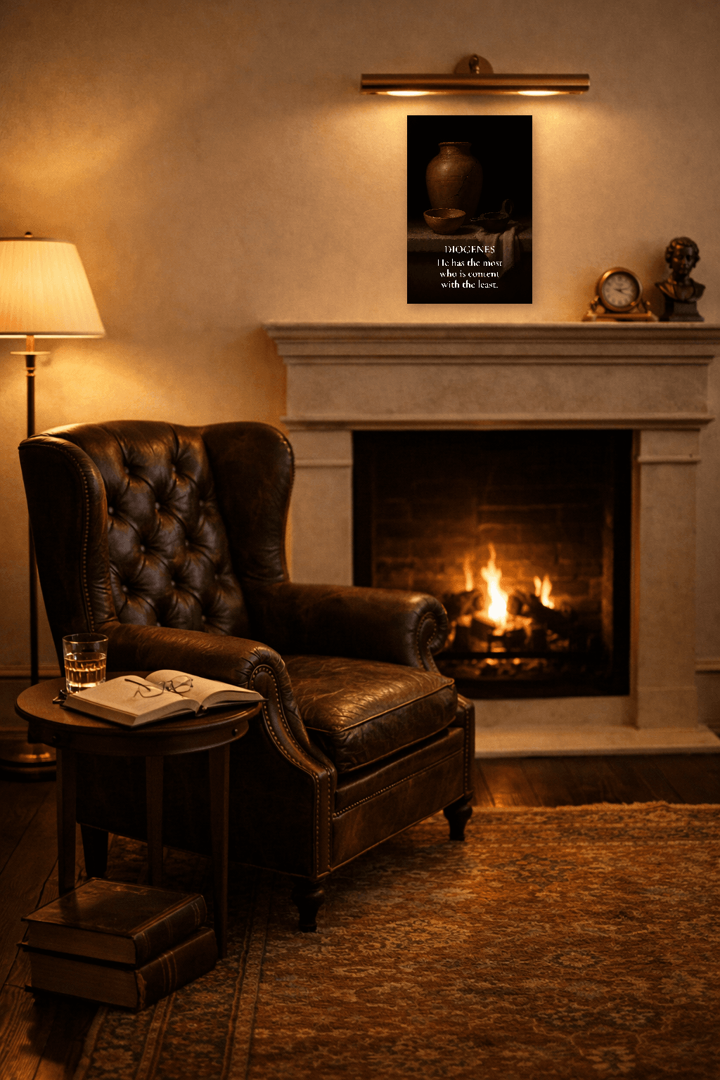 Diógenes, o Cínico - Impressão Filosófica da Simplicidade Radical - Arte de Parede Estoica - view 4