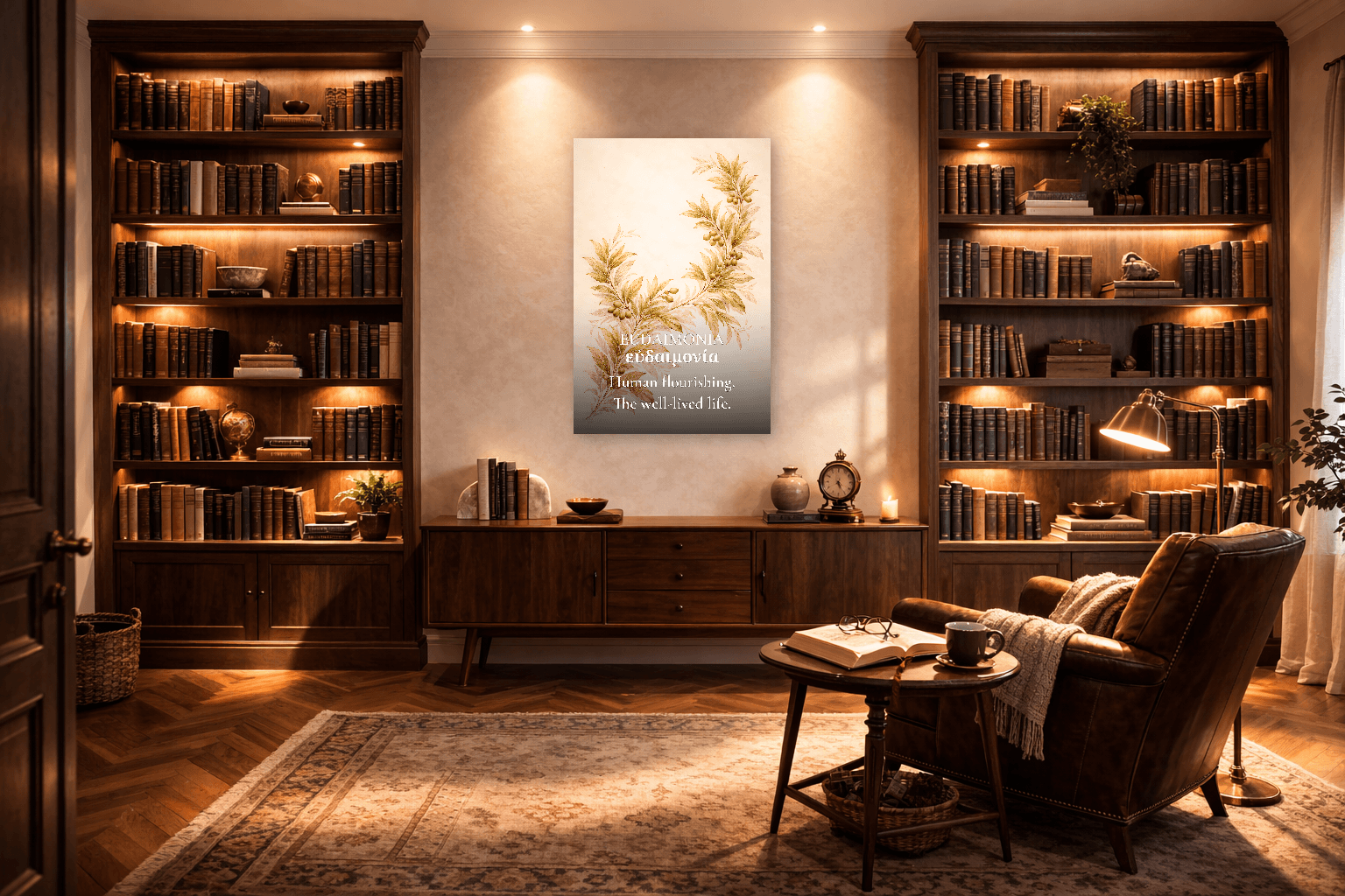 Eudaimonia - Fioritura Umana - Arte Murale Filosofica - view 6