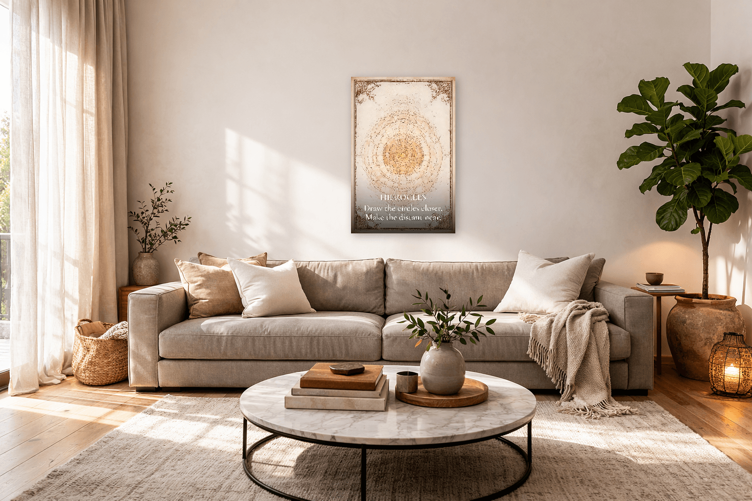 Hierokles - Kręgi Troski Stoicka Filozofia Druk - Stoicka Sztuka Ścienna - view 3