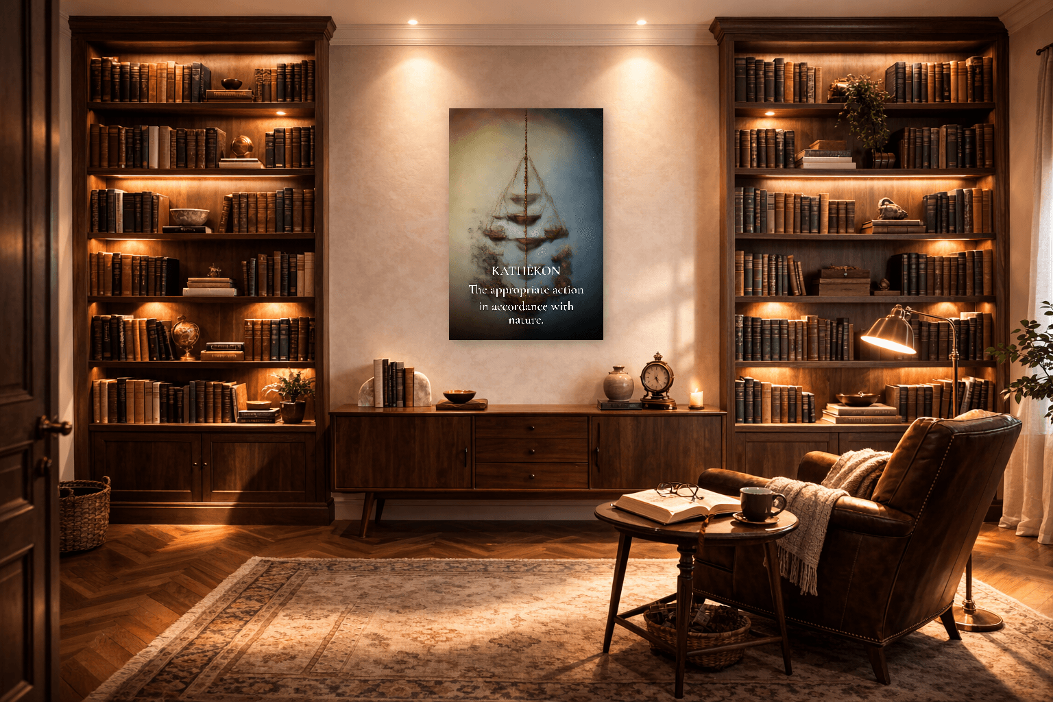Kathêkon - Azione Appropriata Stampa di Filosofia Stoica - Arte da Parete Stoica - view 6