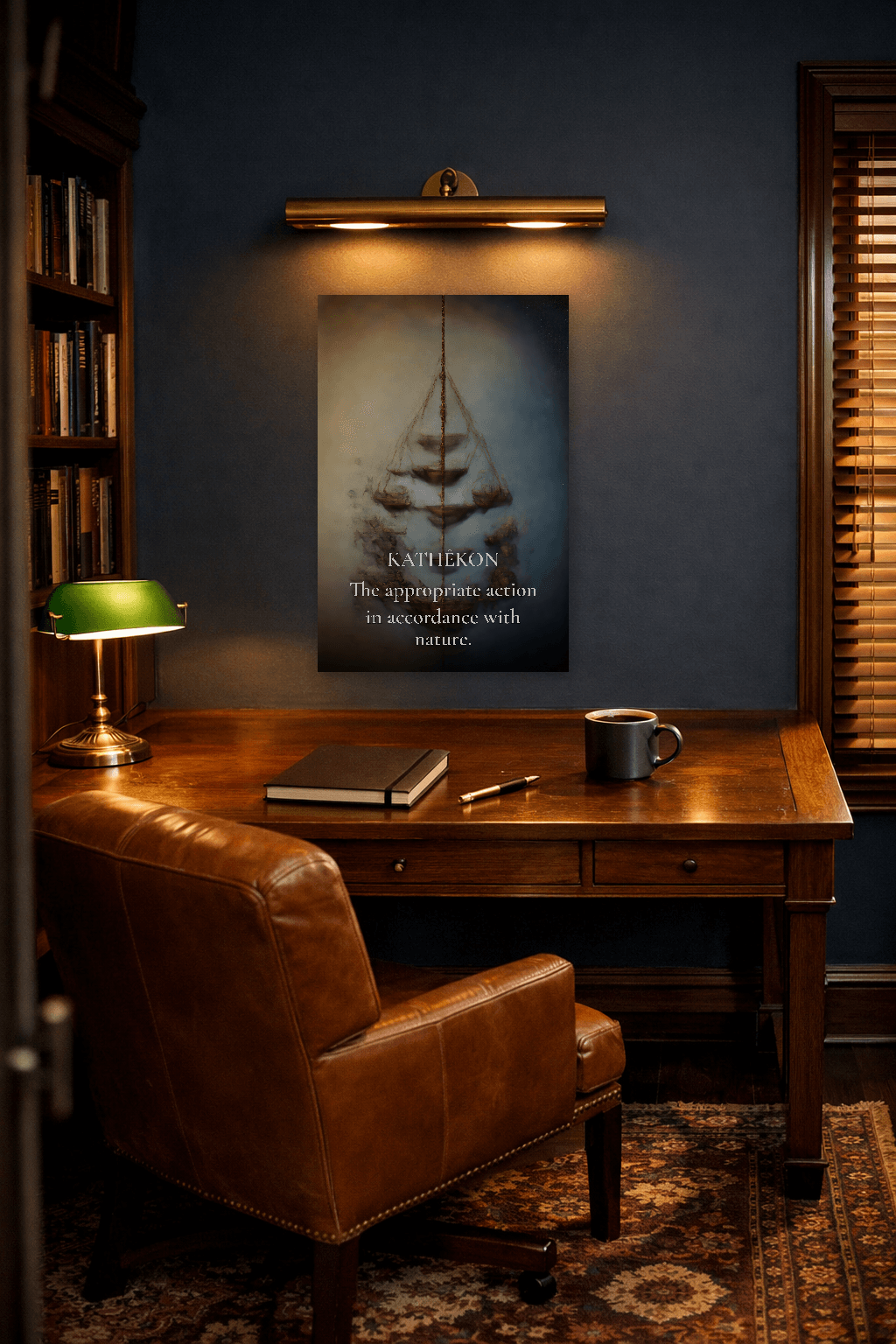 Kathêkon - Azione Appropriata Stampa di Filosofia Stoica - Arte da Parete Stoica - view 2