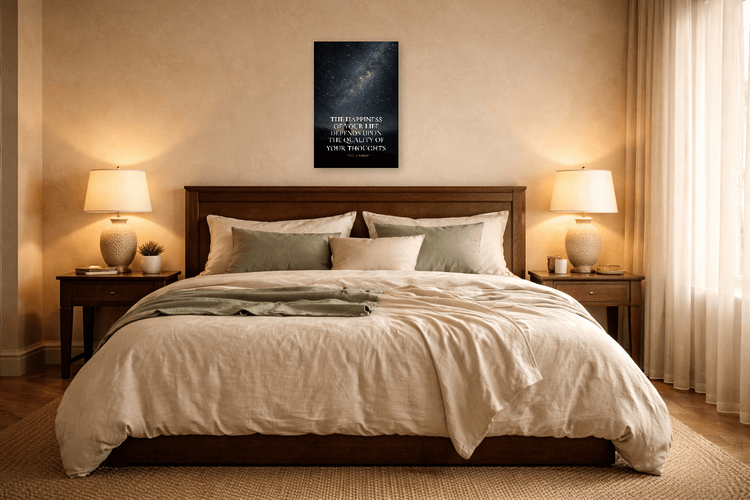 Μάρκος Αυρήλιος - Ποιότητα Σκέψεων Στωική Εκτύπωση - Στωική Τέχνη Τοίχου - view 5