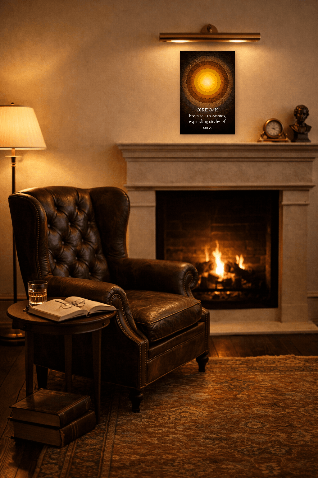 Oikeiosis - Autodomínio Arte Filosófica Estoica - Arte de Parede Estoica - view 4