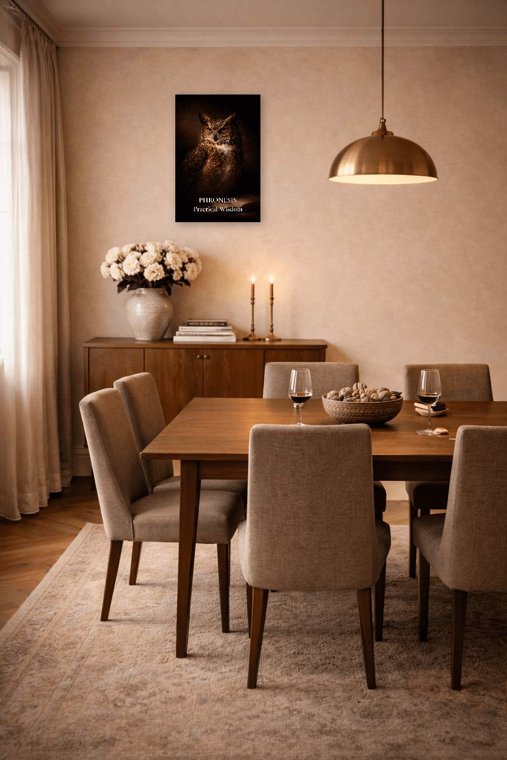 Phronesis - Praktische Weisheit Philosophie Wandkunst - Stoische Wandkunst - view 7