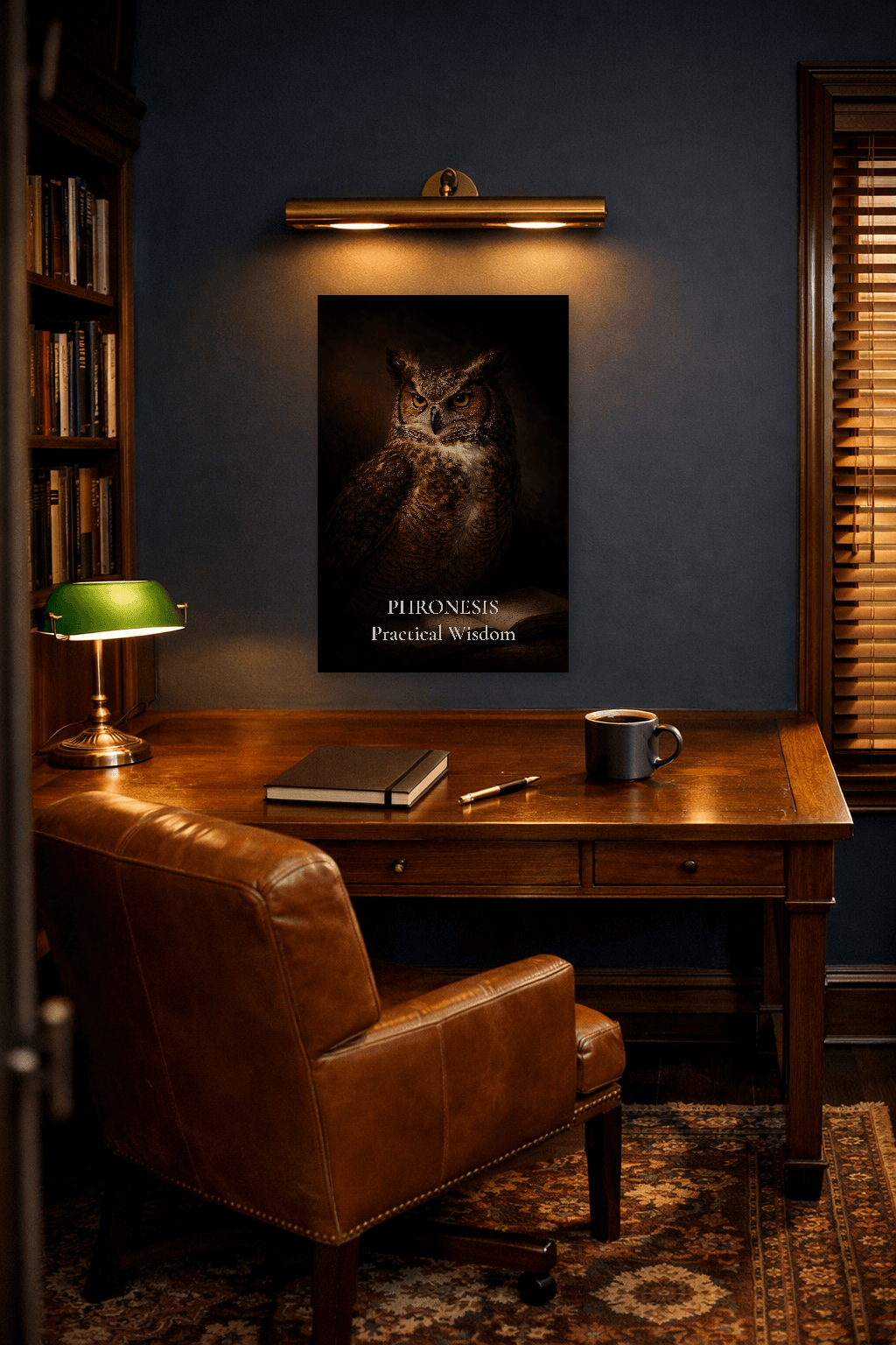 Phronesis - Praktische Weisheit Philosophie Wandkunst - Stoische Wandkunst - view 2