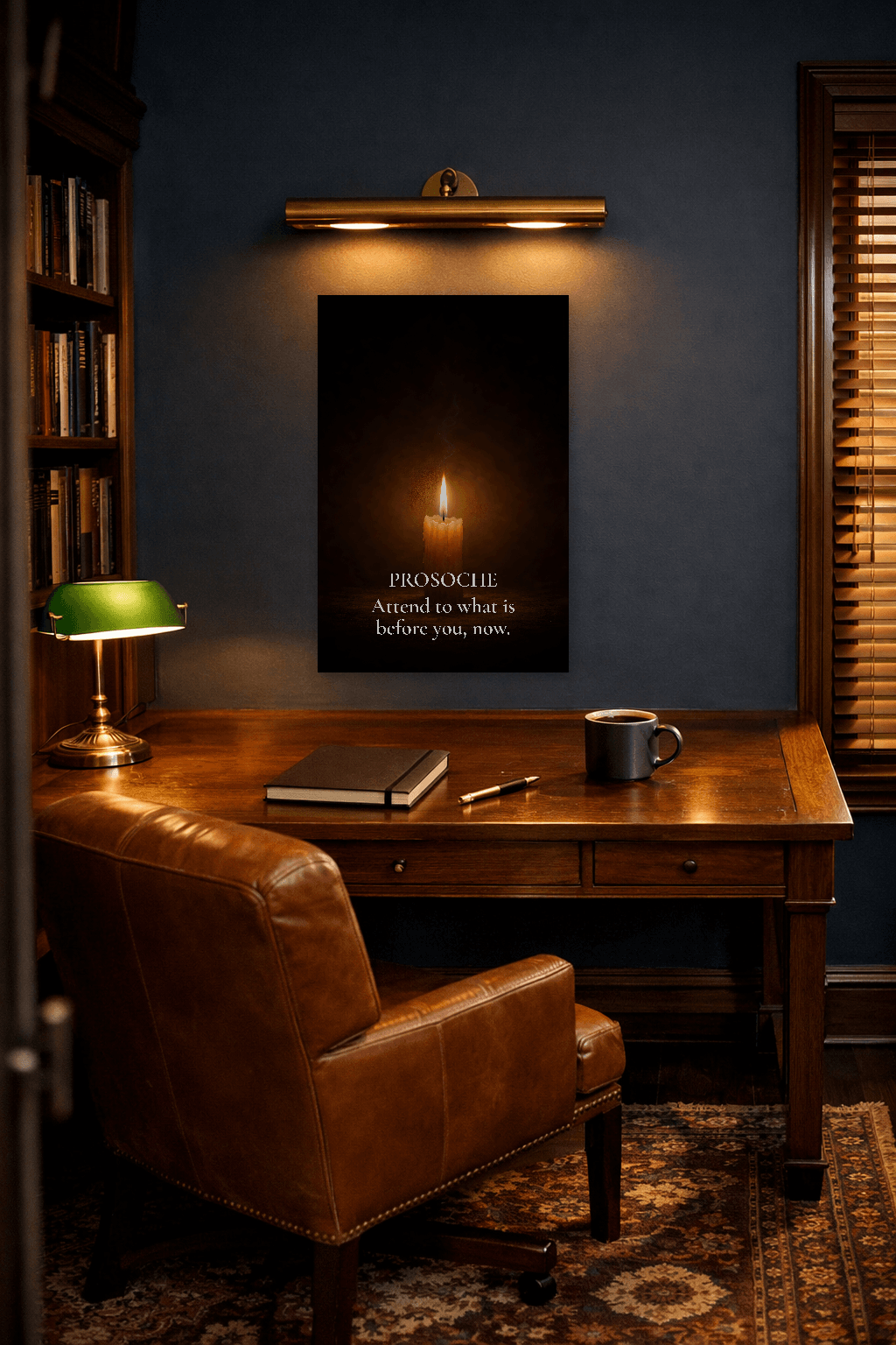 Prosoche - Arte dell'Attenzione e Consapevolezza Stoica - Arte da Parete Stoica - view 2