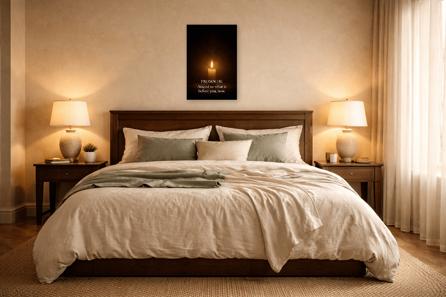 Prosoche - Arte dell'Attenzione e Consapevolezza Stoica - Arte da Parete Stoica - view 5