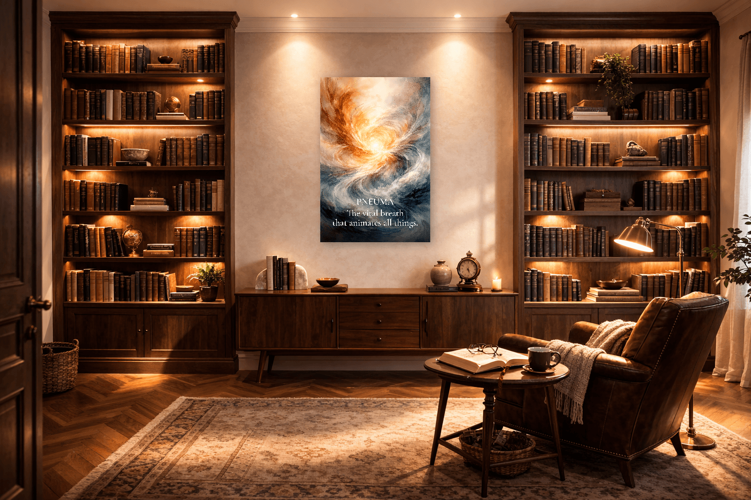 Pneuma - Sopro Vital Impressão de Filosofia Estoica - Arte de Parede Estoica - view 6