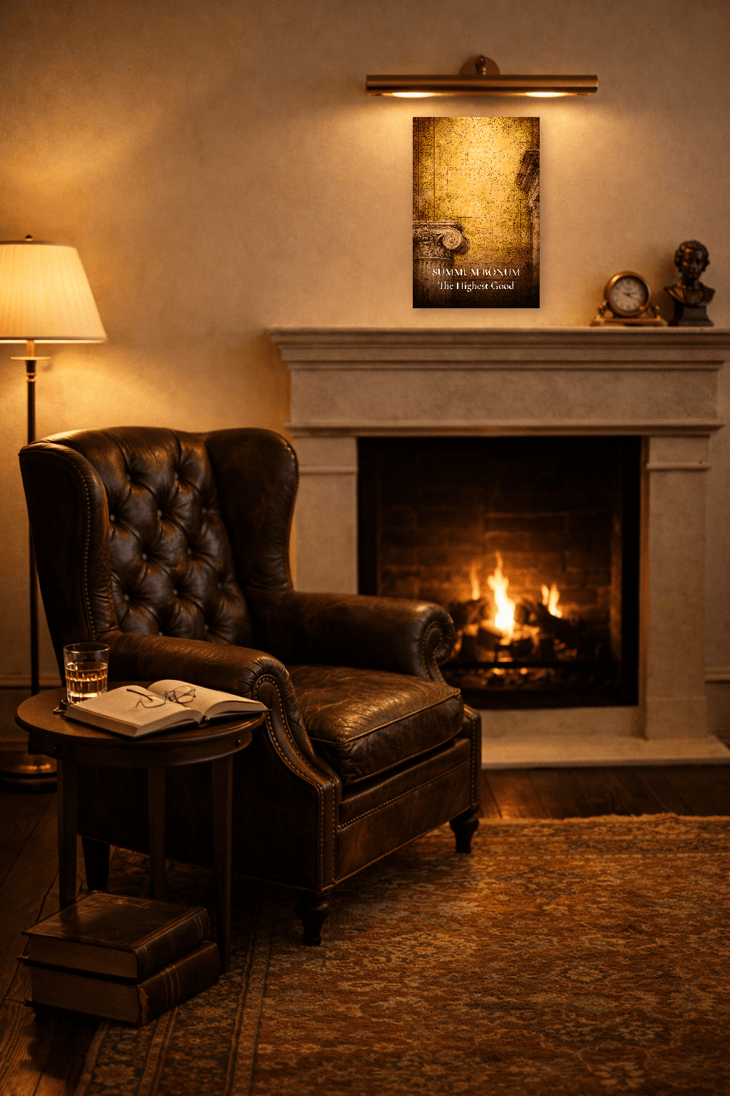 Summum Bonum - Η Υπέρτατη Αγαθότητα Φιλοσοφική Εκτύπωση - Στωική Τέχνη Τοίχου - view 4