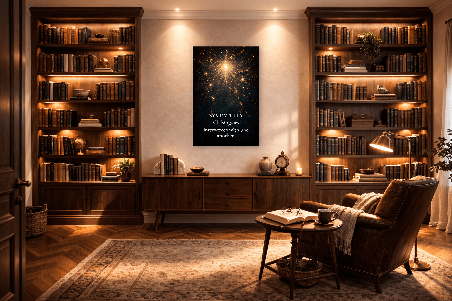 Sympatheia - Arte Filosofica dell'Interconnessione Stoica - Arte da Parete Stoica - view 6
