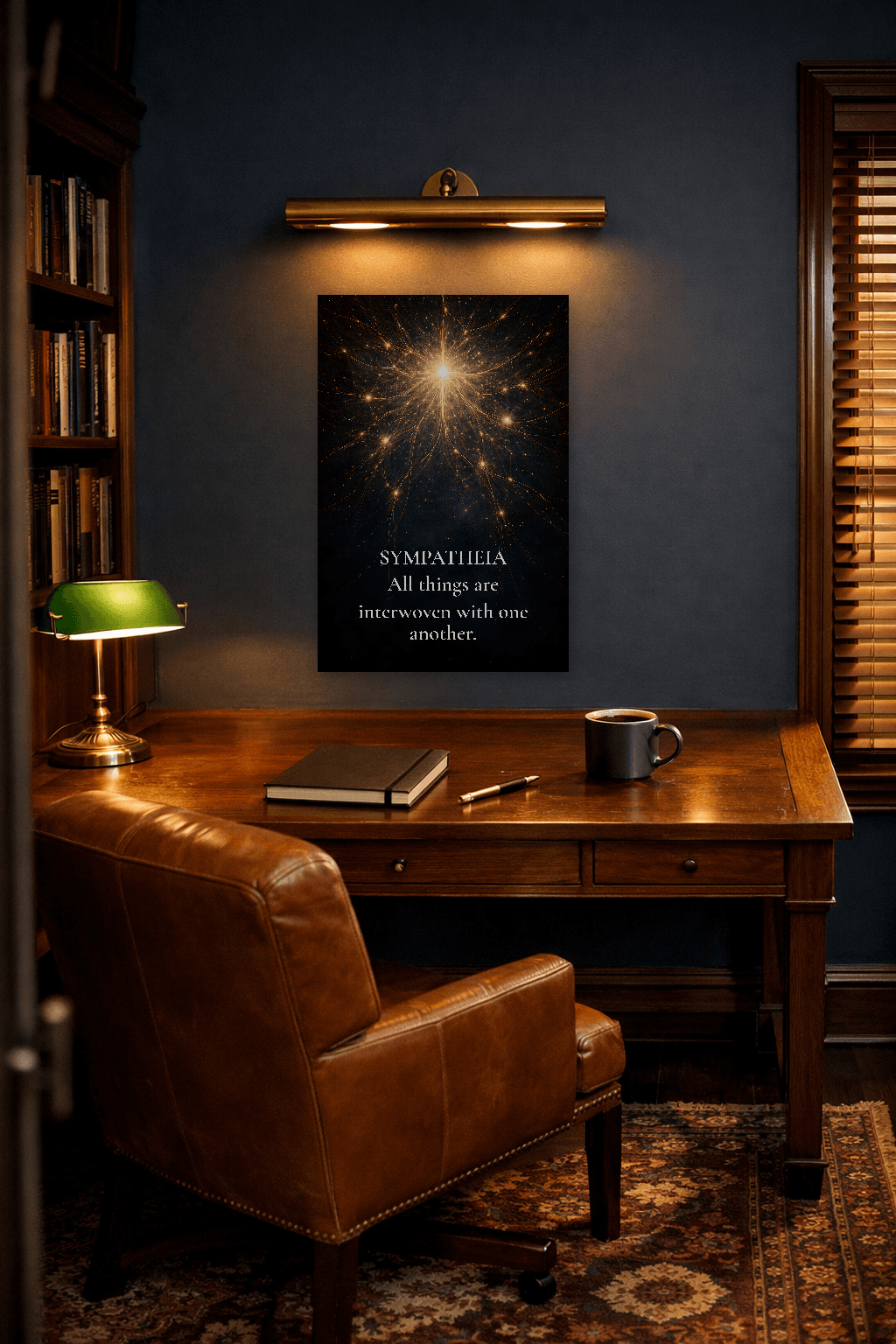 Sympatheia - Arte Filosofica dell'Interconnessione Stoica - Arte da Parete Stoica - view 2